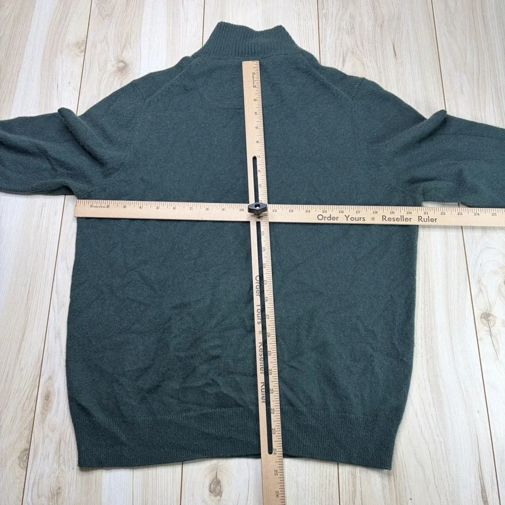 John W. Nordstrom Cashmere 1/4 Zip Knit Sweater Mens Sz Medium Lot Of 2